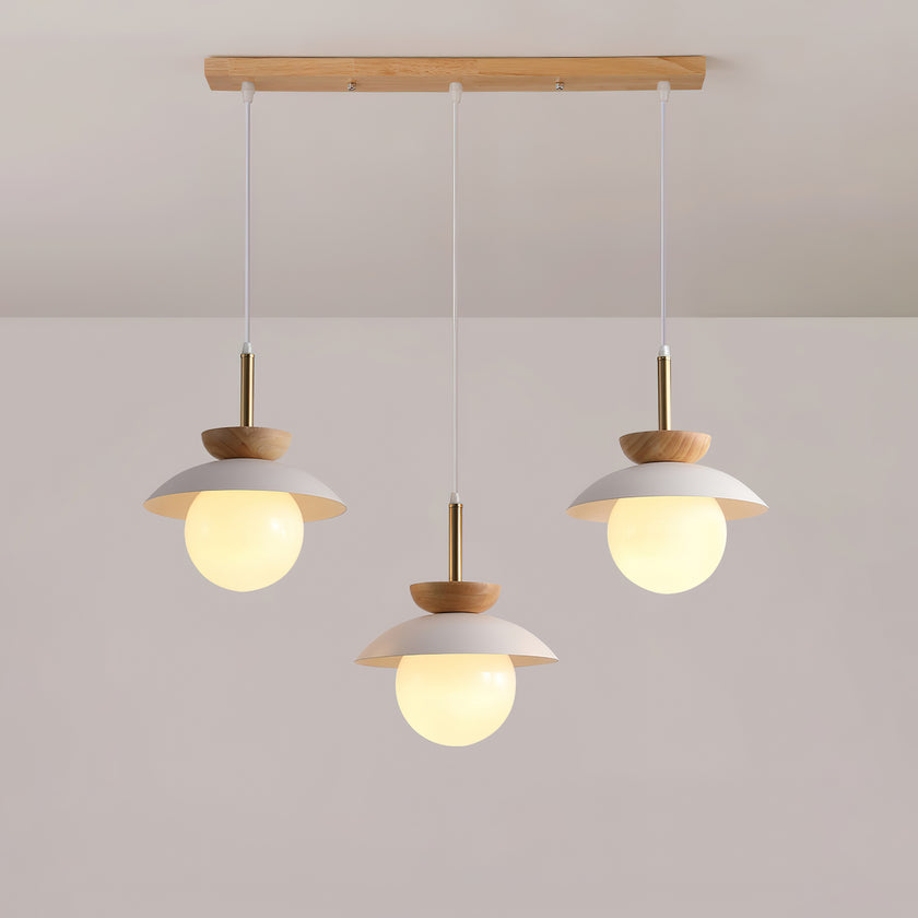 Wood Fruit Pendant Lamp