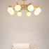 Wooden Helm Chandelier