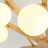 Wooden Helm Chandelier