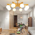Wooden Helm Chandelier