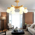Wooden Helm Chandelier