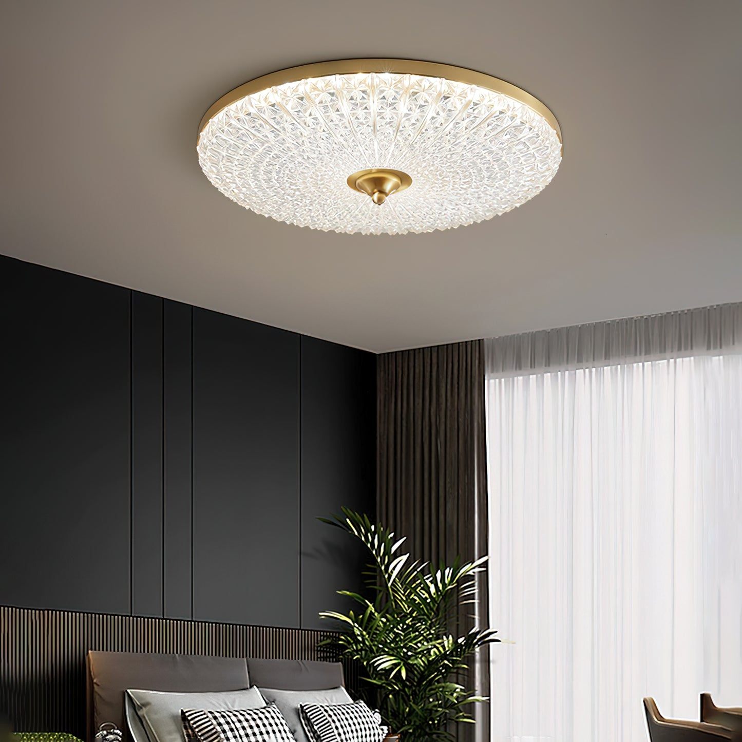 Retro Round Ceiling Lamp