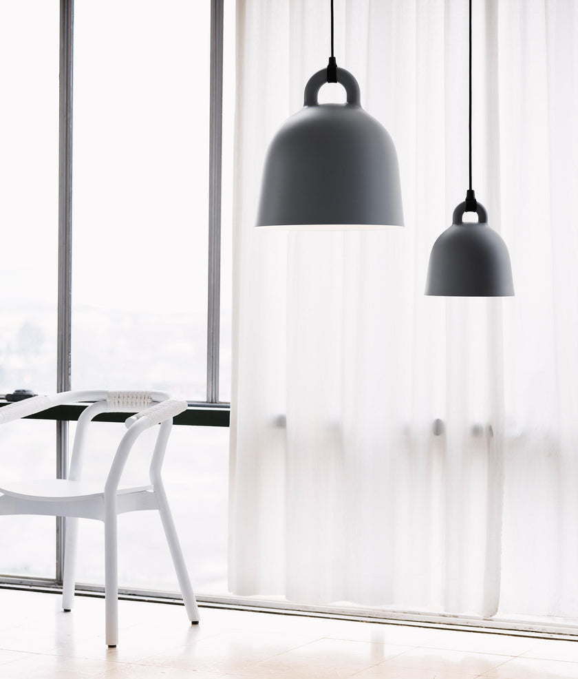 Lampe à suspension cloche