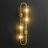 Double Brass Wall Light