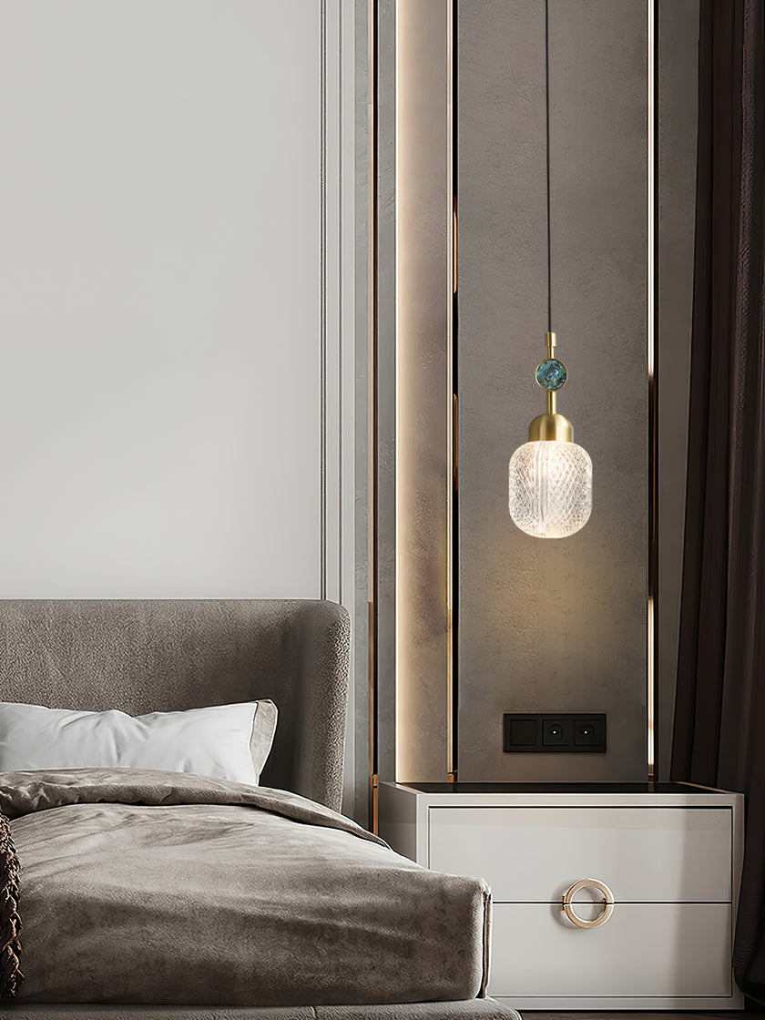 Enamel Glass Pendant Lamp
