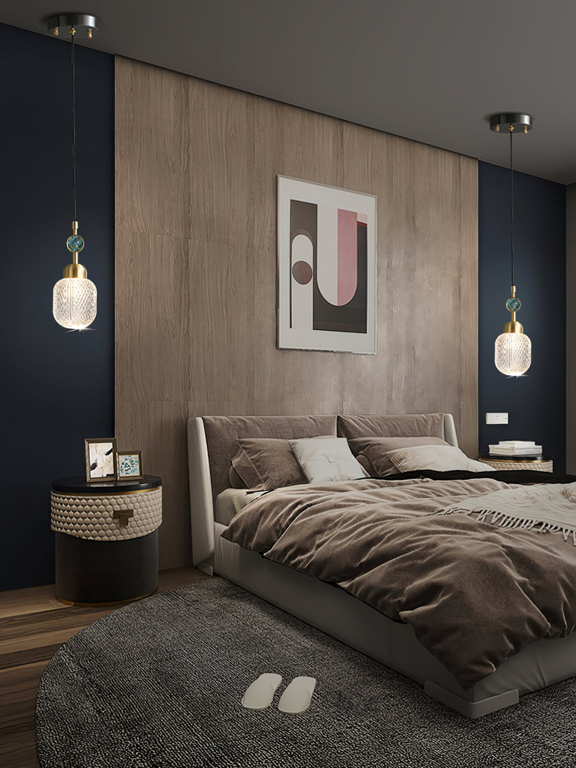Enamel Glass Pendant Lamp