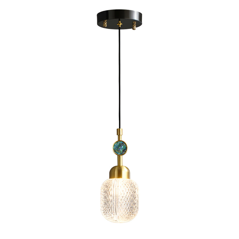 Enamel Glass Pendant Lamp