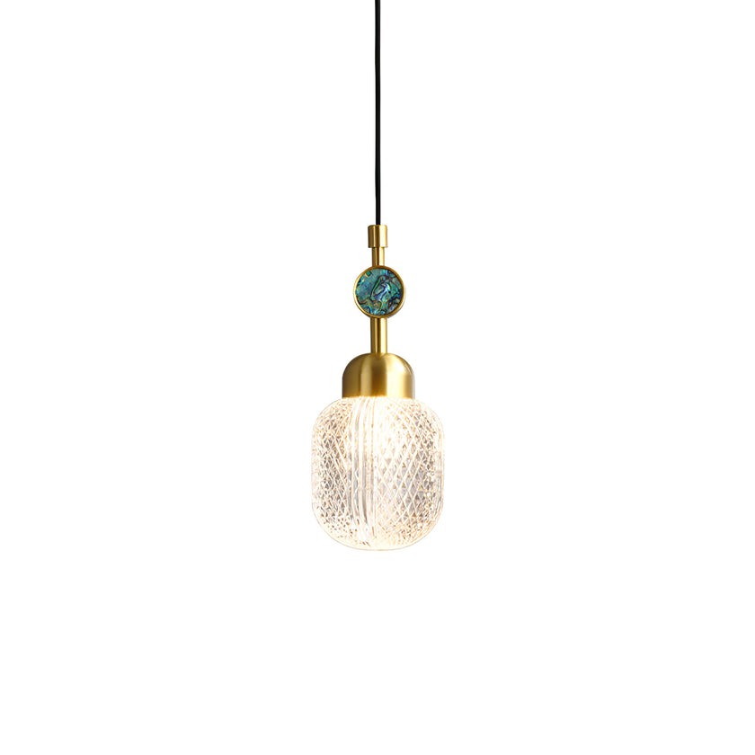 Enamel Glass Pendant Lamp