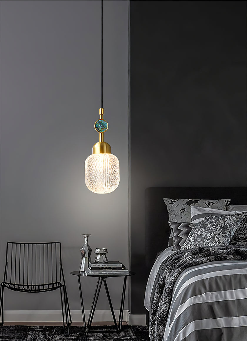 Enamel Glass Pendant Lamp