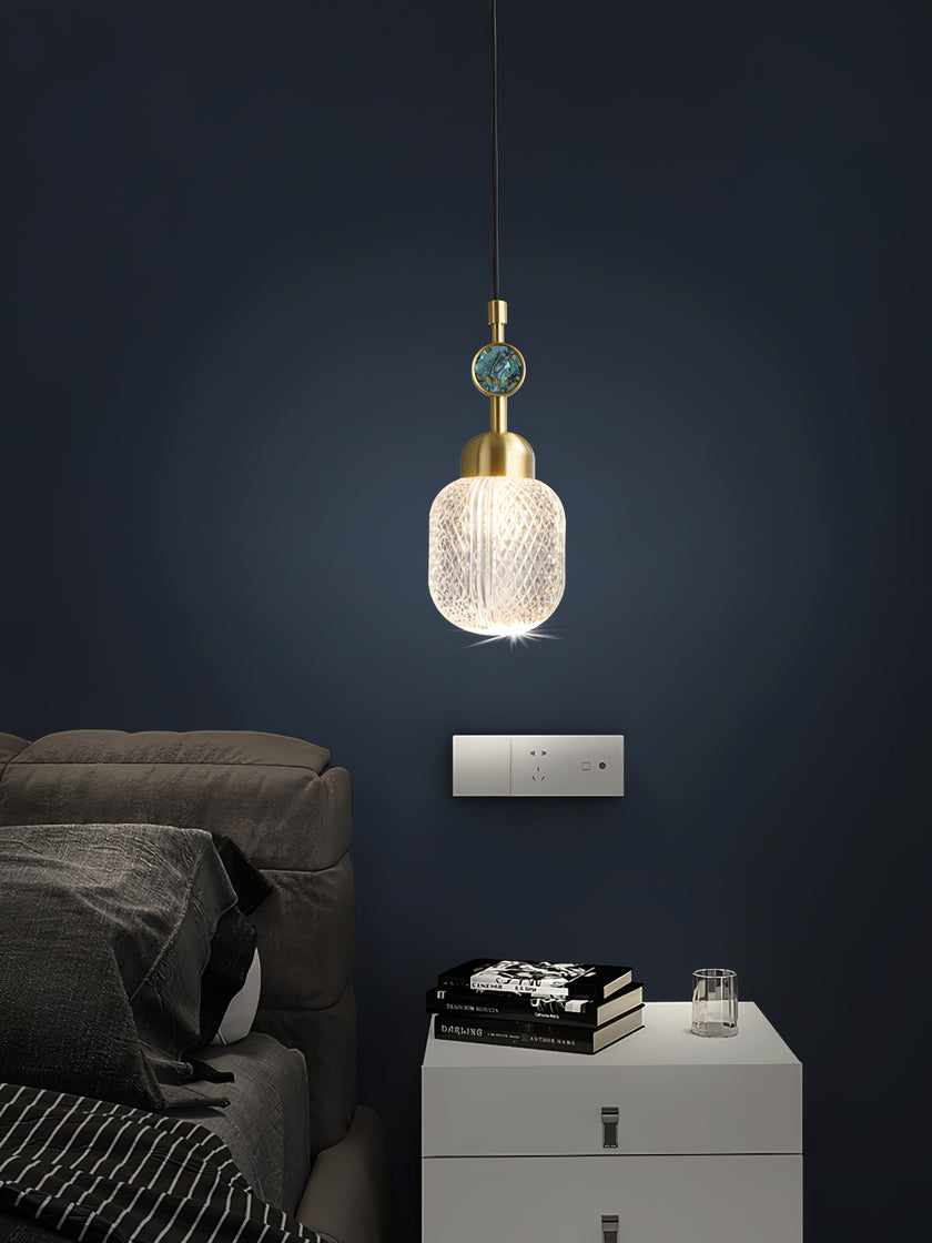 Enamel Glass Pendant Lamp