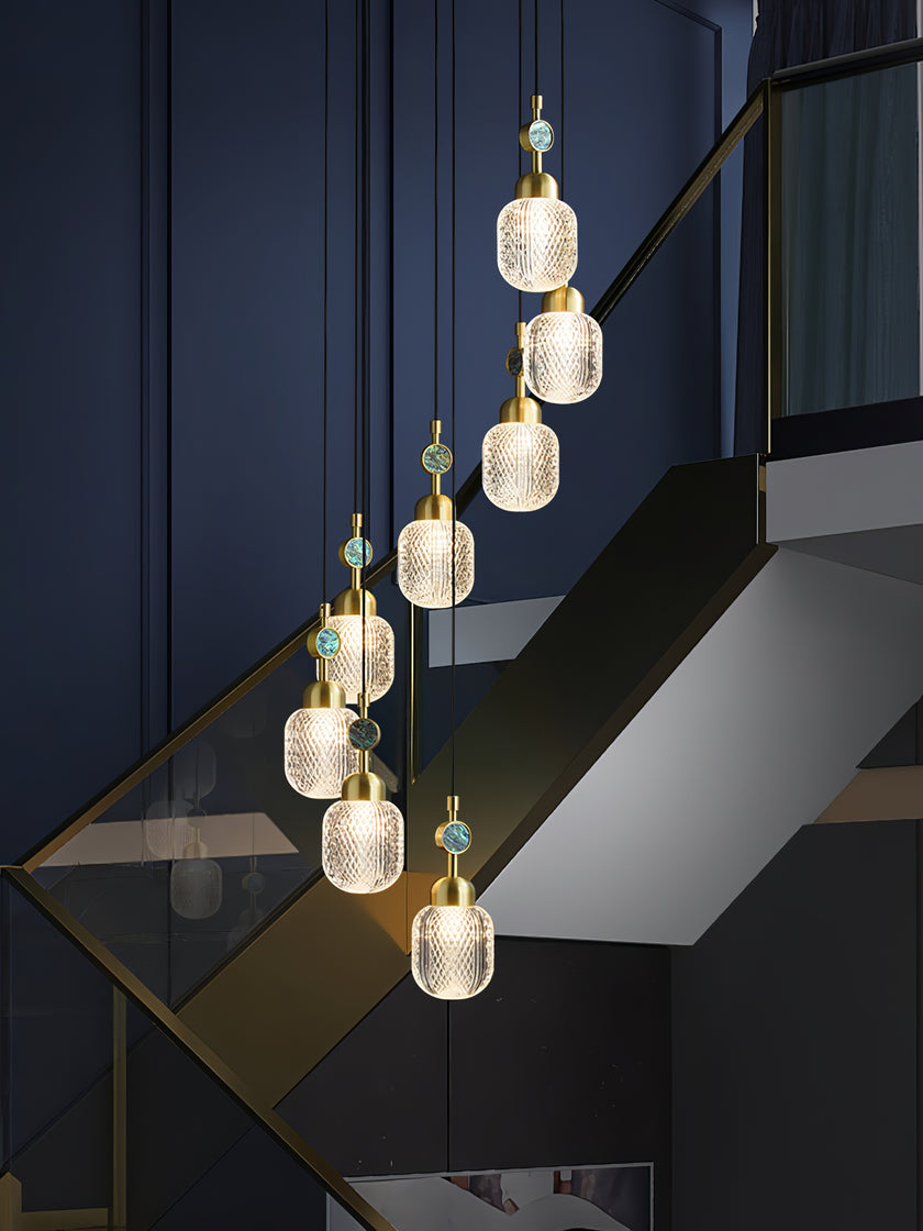 Enamel Glass Pendant Lamp