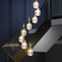Enamel Glass Pendant Lamp