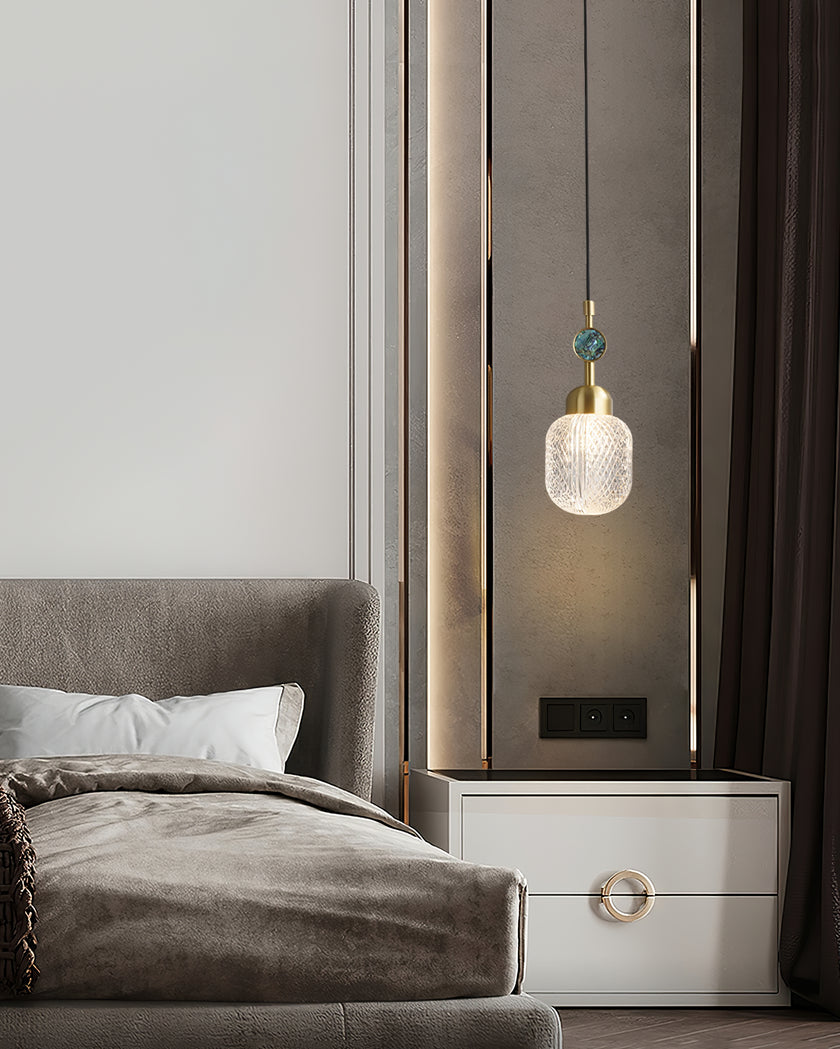 Enamel Glass Pendant Lamp
