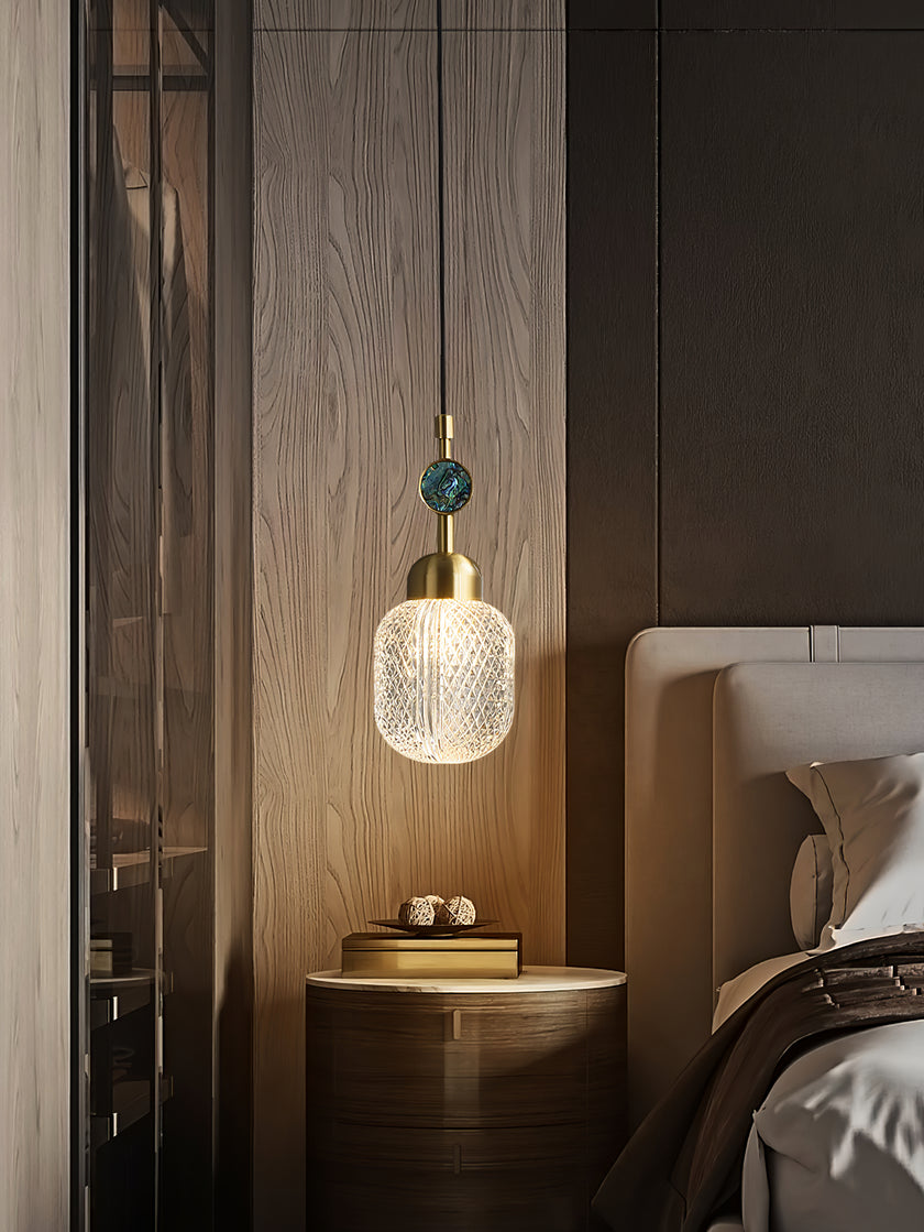 Enamel Glass Pendant Lamp