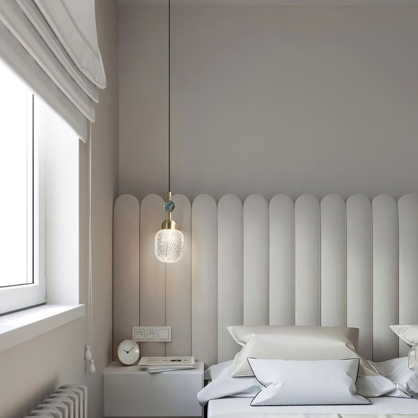 Enamel Glass Pendant Lamp
