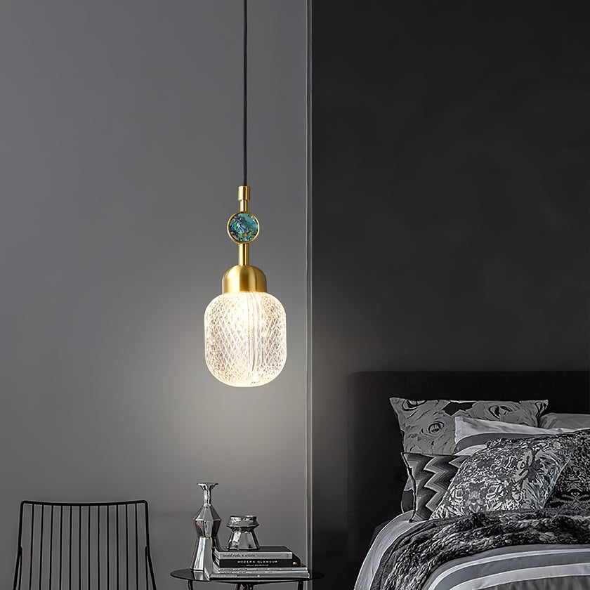 Enamel Glass Pendant Lamp