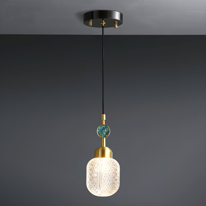 Enamel Glass Pendant Lamp