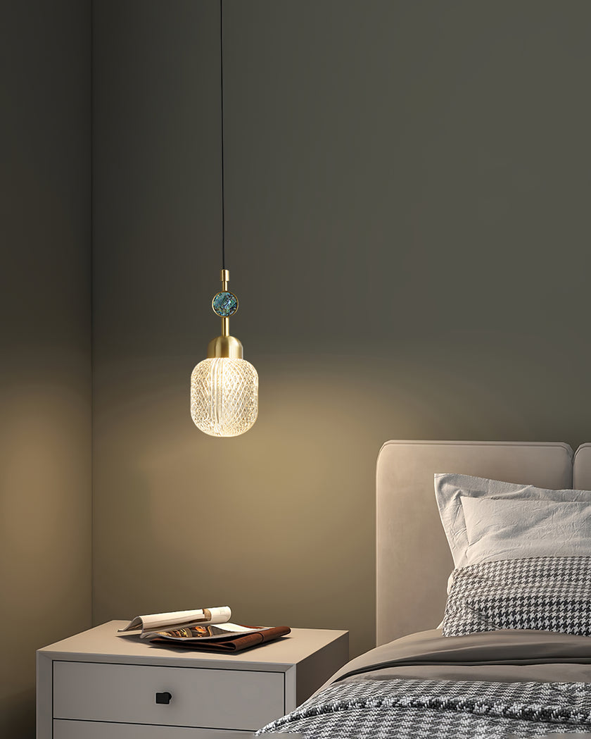 Enamel Glass Pendant Lamp