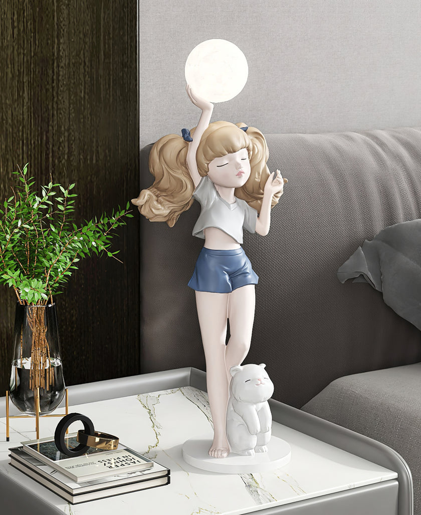 Ballet meisje vloerlamp