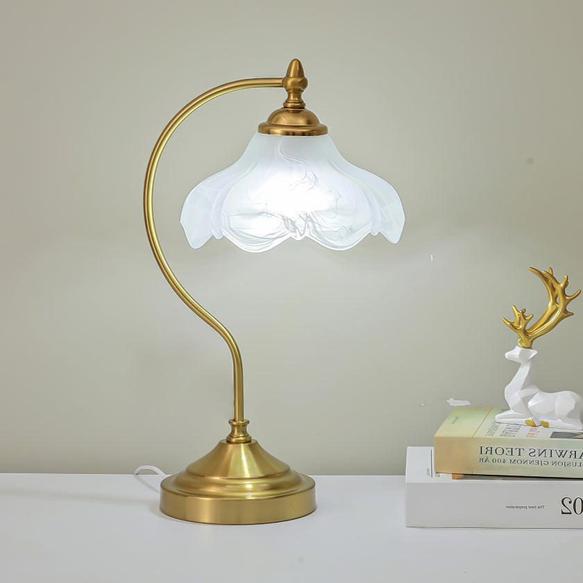 Magnolya Blumen-Tischlampe