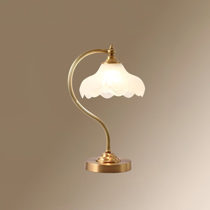 Magnolya Blumen-Tischlampe