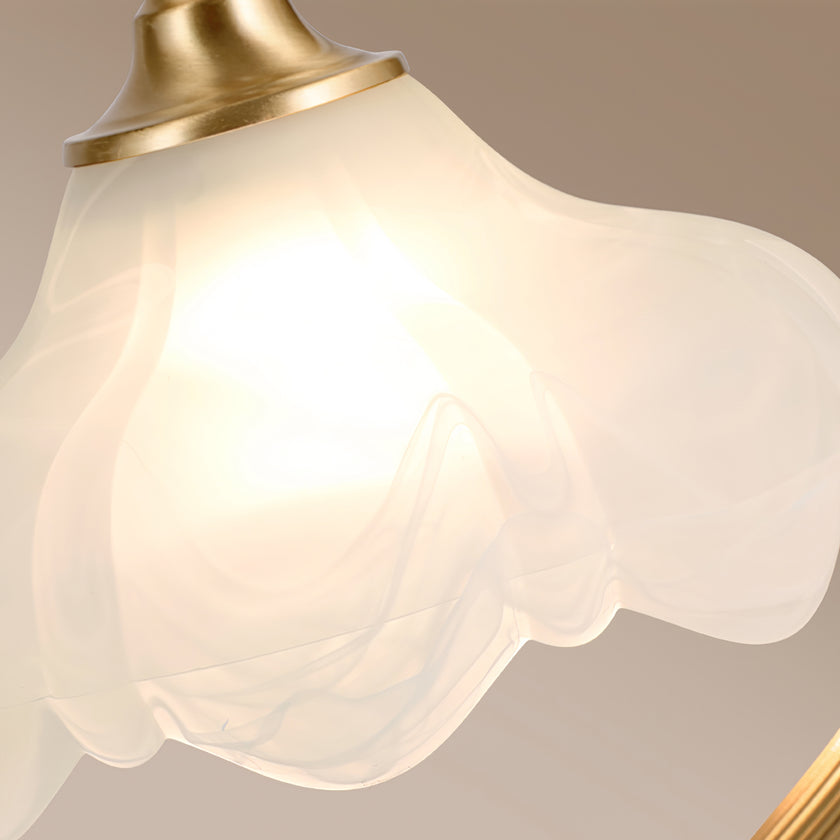 Magnolya Blumen-Tischlampe