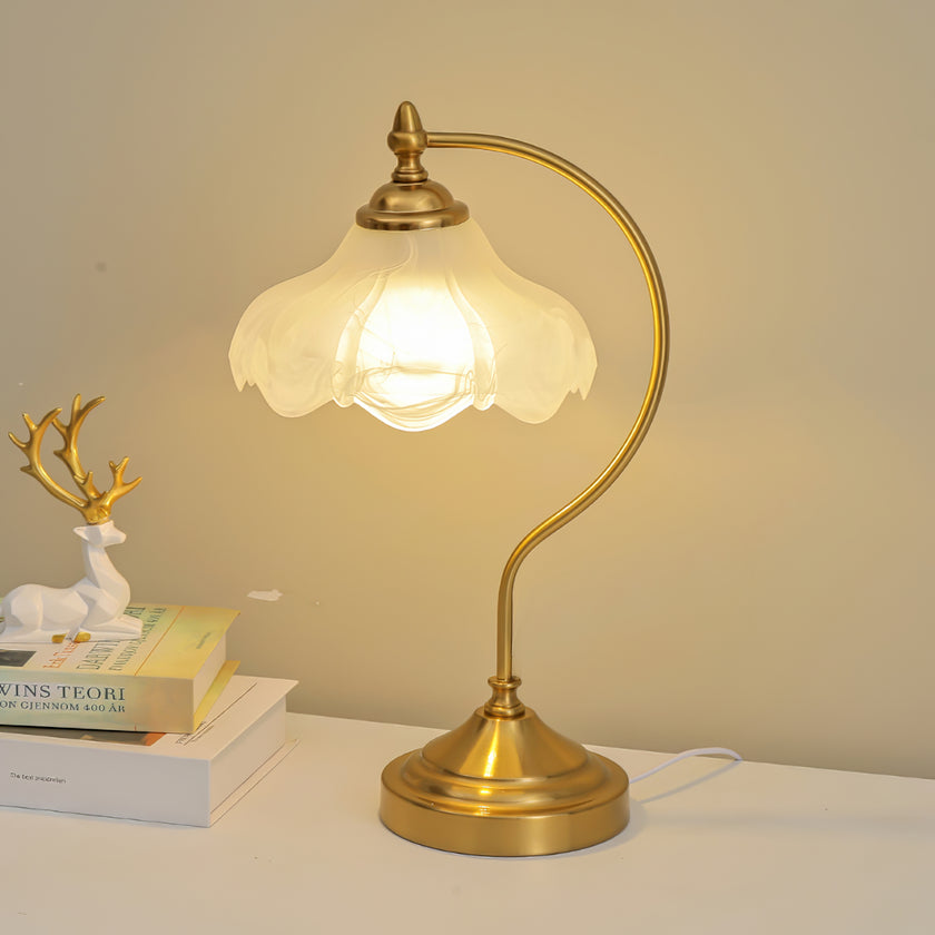 Magnolya Blumen-Tischlampe