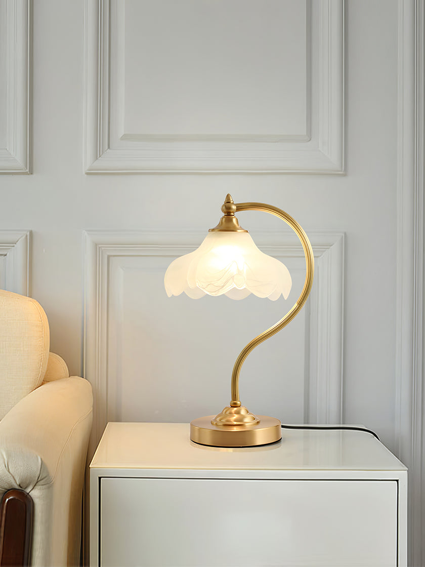 Magnolya Blumen-Tischlampe