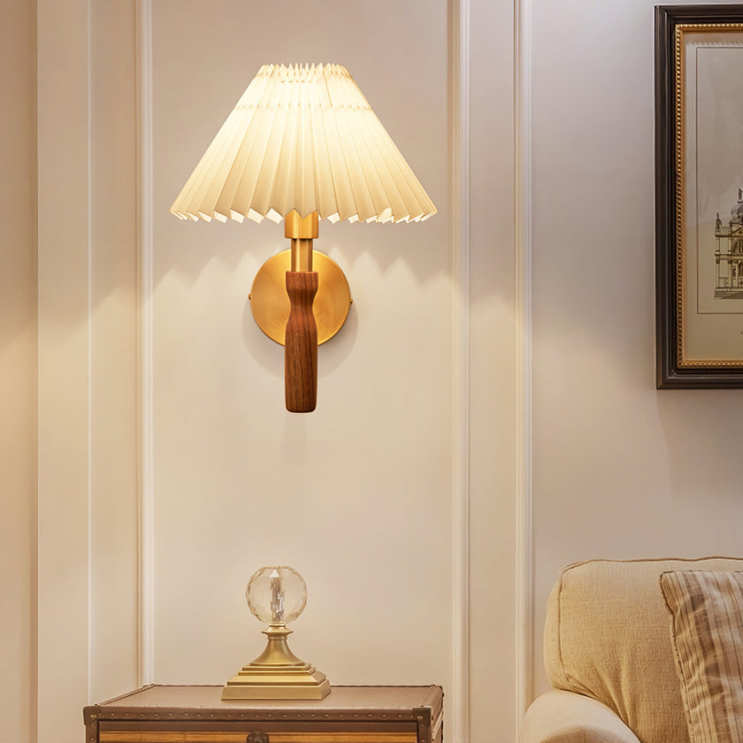 Maison Wandleuchte aus Holz