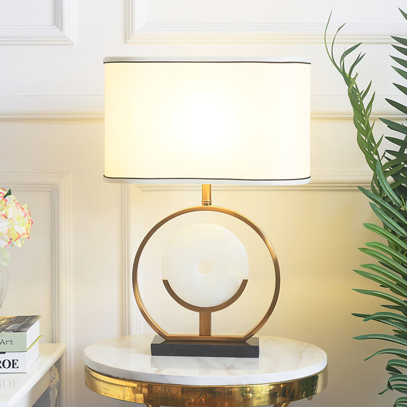 Marble Circle Desk Light