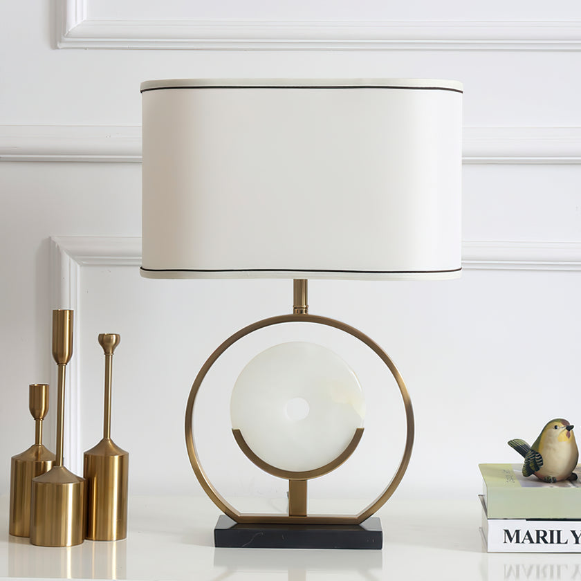 Marble Circle Desk Light