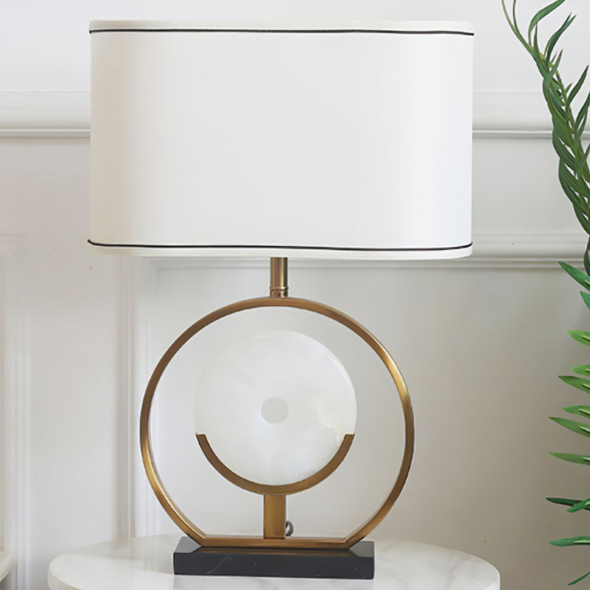 Marble Circle Desk Light