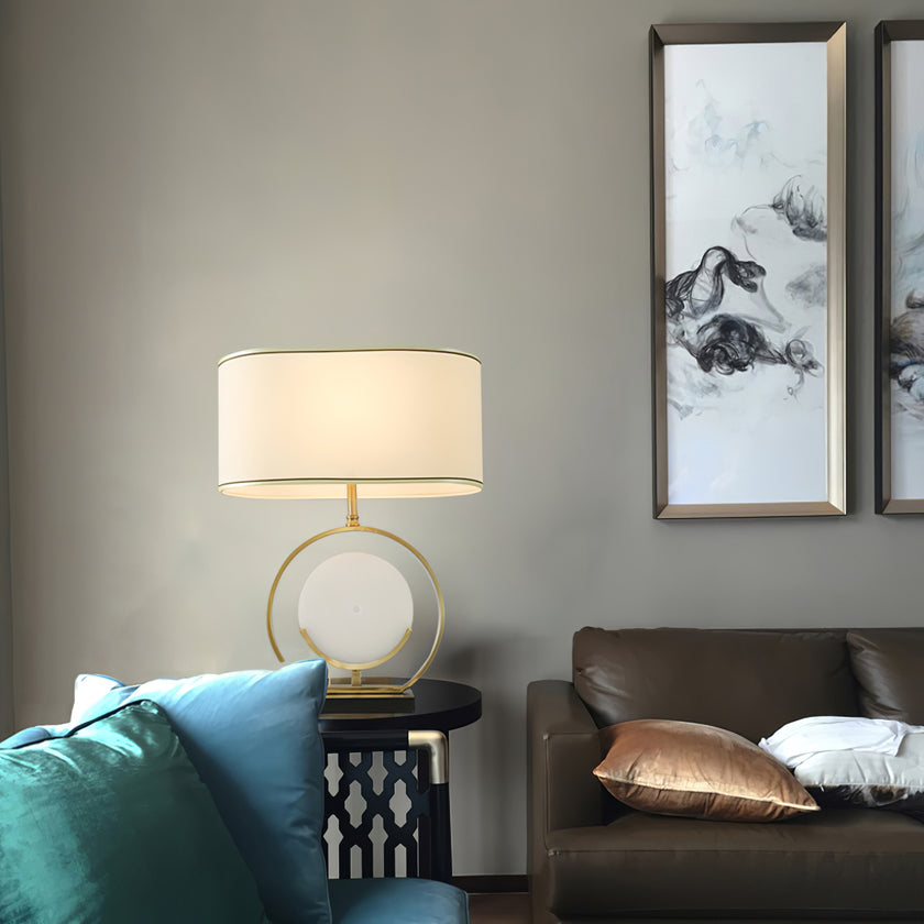 Marble Circle Desk Light