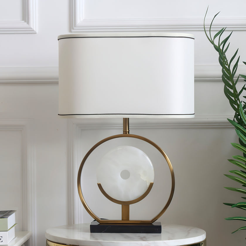 Marble Circle Desk Light
