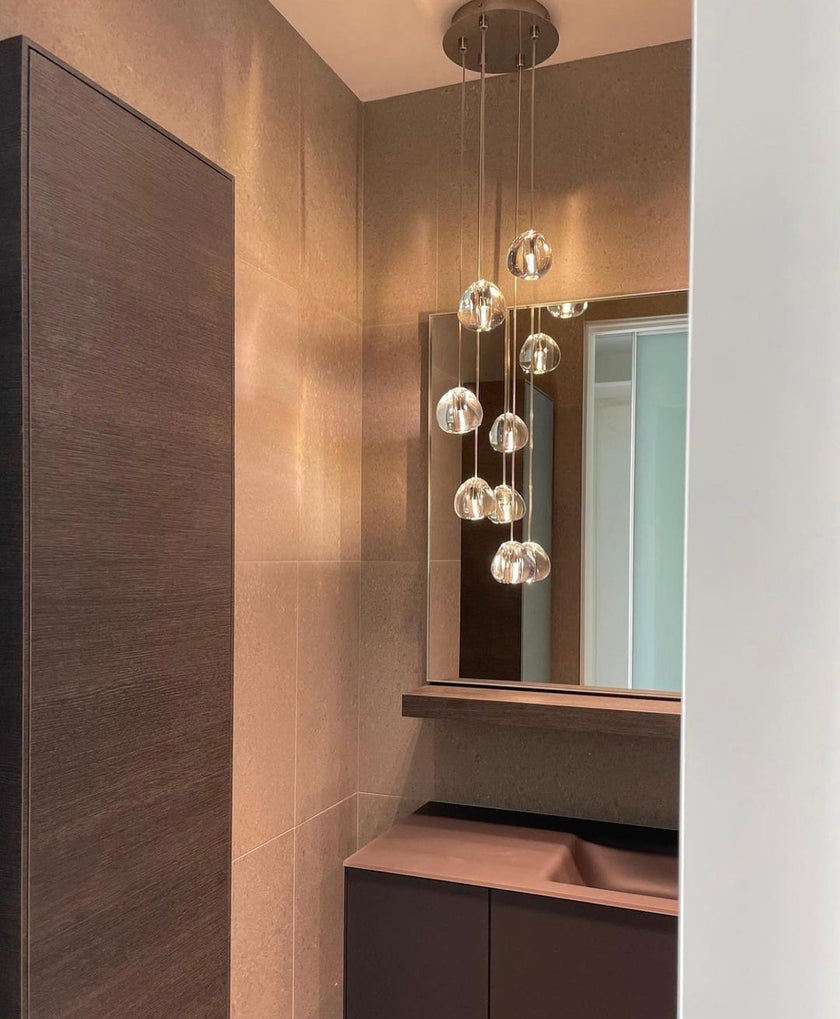 Suspension en cristal Mizu