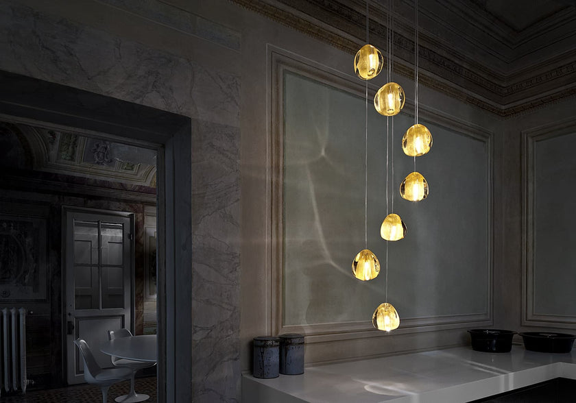 Suspension en cristal Mizu