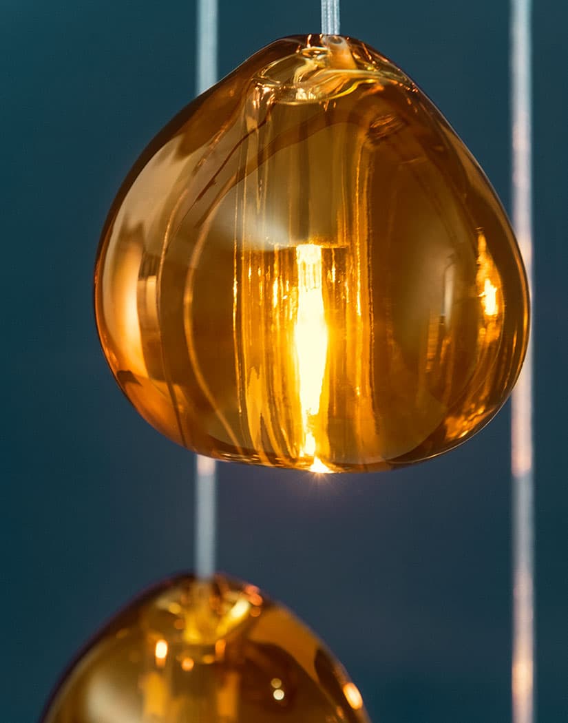 Suspension en cristal Mizu