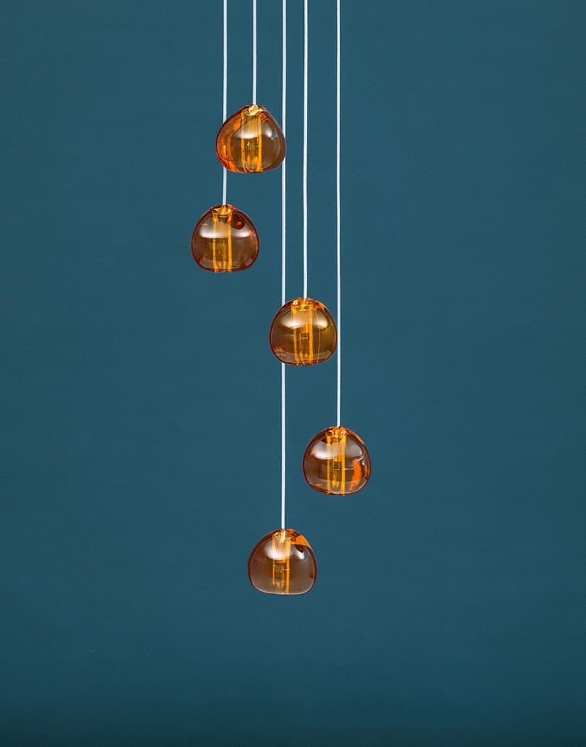 Suspension en cristal Mizu