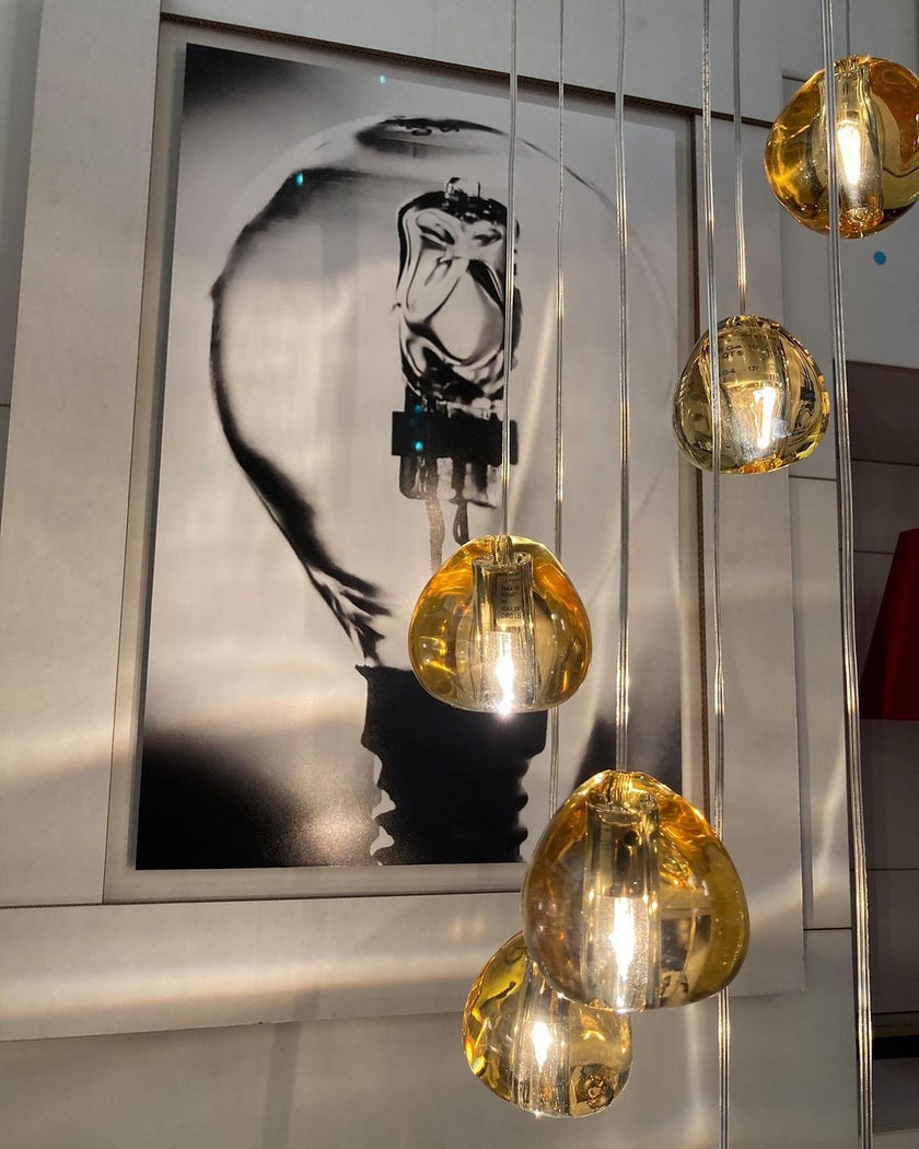 Suspension en cristal Mizu