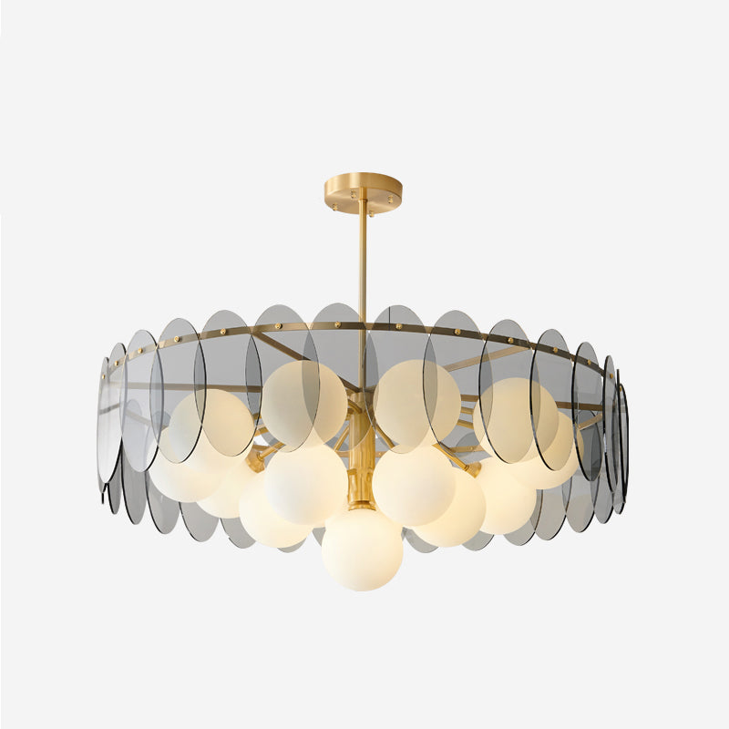 Molekularer Glaskugel-Kronleuchter