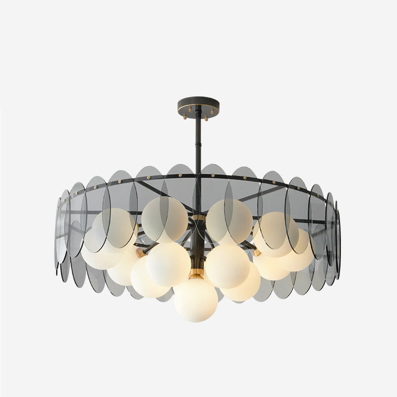 Molekularer Glaskugel-Kronleuchter