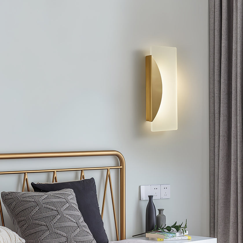 Rectangular Acrylic Wall Scone