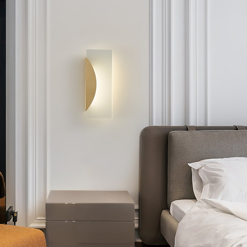 Rectangular Acrylic Wall Scone