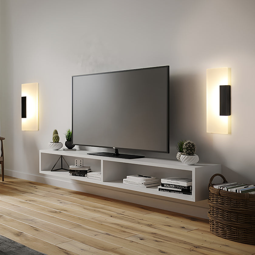 Rectangular Acrylic Wall Scone