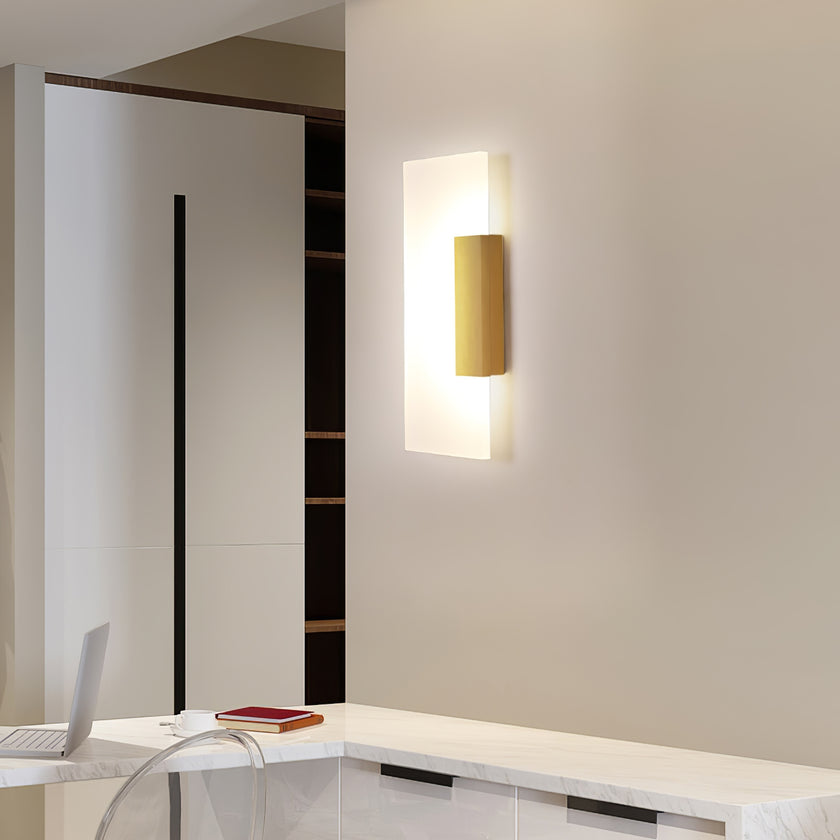 Rectangular Acrylic Wall Scone