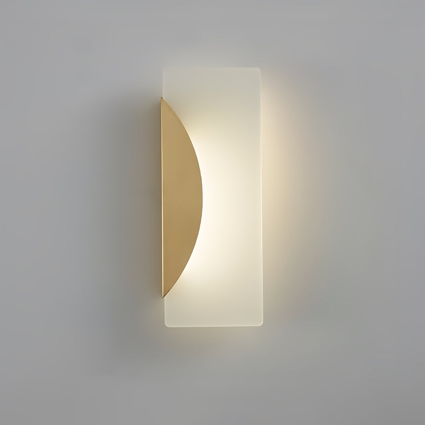 Rectangular Acrylic Wall Scone