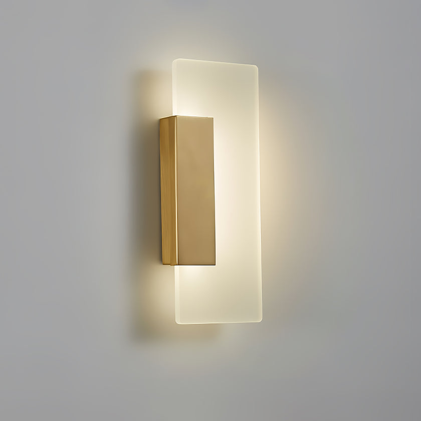 Rectangular Acrylic Wall Scone