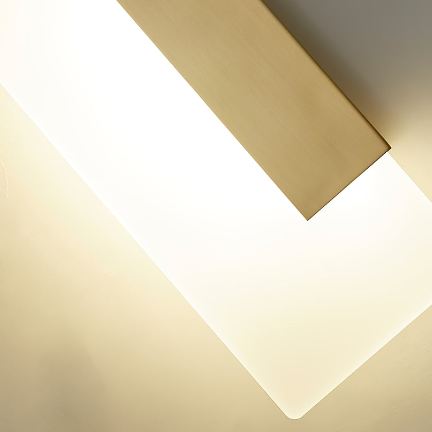 Rectangular Acrylic Wall Scone