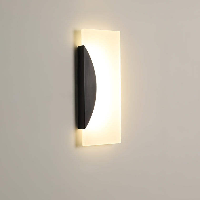 Rectangular Acrylic Wall Scone