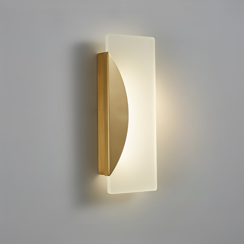 Rectangular Acrylic Wall Scone